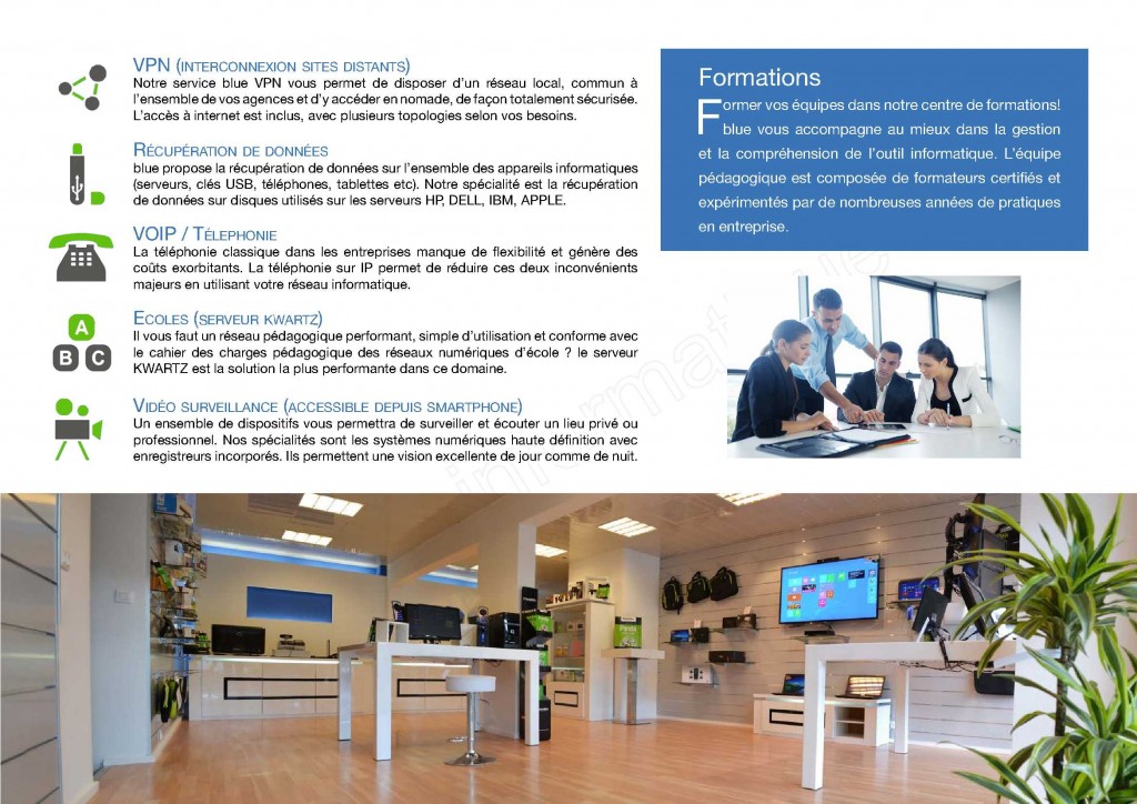 société informatique Thonon blue info 74